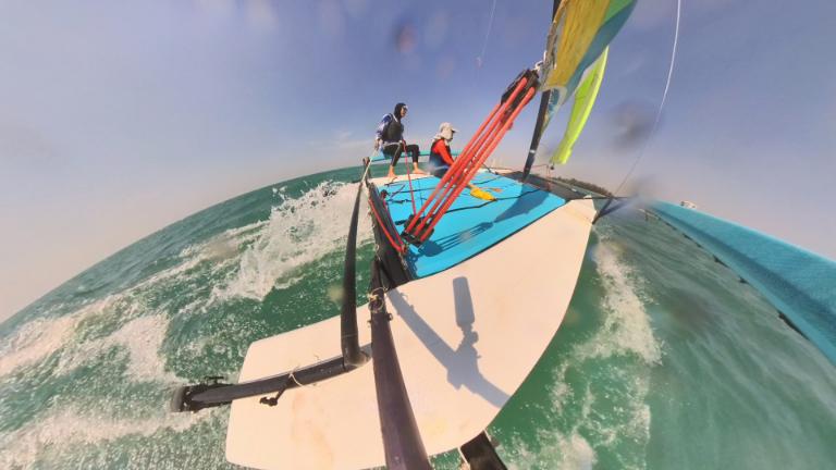 catamaran sailing in Thailand